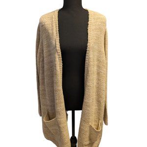 Workshop Republic Clothing, Cardigan Beige, Size: 1X